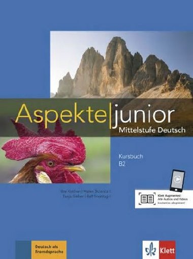 Aspekte junior 2 (B2) - Kursbuch mit Audios und Videos - neuveden