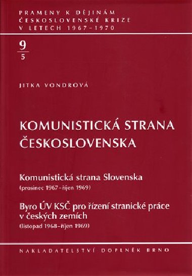 Komunistická strana Československa - Jitka Vondrová