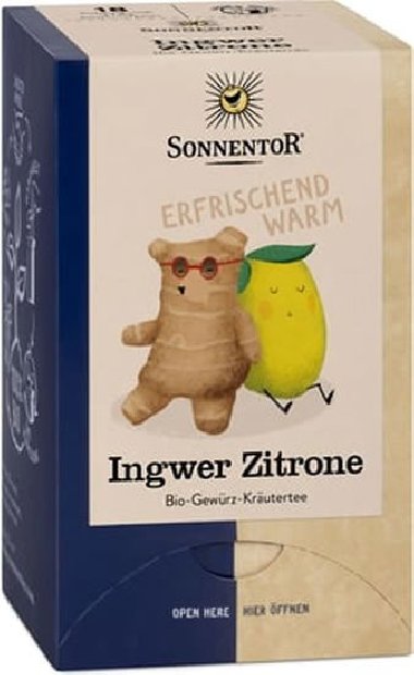 Sonnentor - Zzvor Citron bio 32,4g porcovan dvoukomorov - neuveden