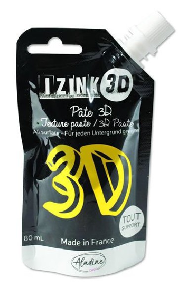 IZINK 3D reliéfní pasta 80 ml/mimosa, žlutá - neuveden