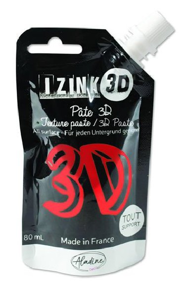 IZINK 3D reliéfní pasta 80 ml/tomato, červená - neuveden