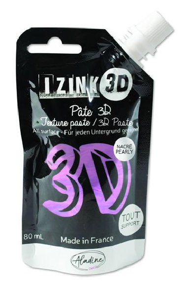 IZINK 3D reliéfní pasta 80 ml/ amethyst, perleťová fialová - neuveden