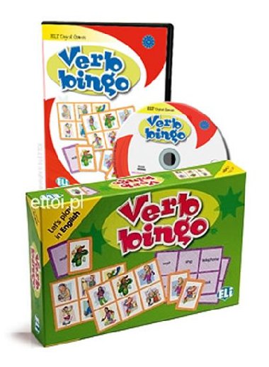 Lets Play in English: Verb Bingo Game Box and Digital Edition - kolektiv autor