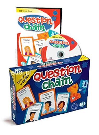 Lets Play in English: Question Chain Game Box and Digital Edition - kolektiv autor