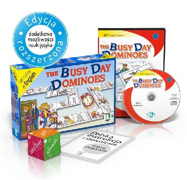 Lets Play in English: The Busy Day Dominoes Game Box and Digital Edition - kolektiv autor