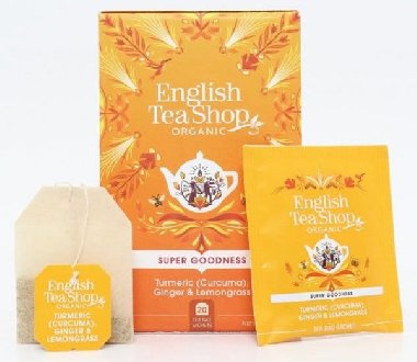 English Tea Shop Kurkuma, zzvor a citronov trva - design mandala - neuveden