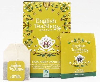 English Tea Shop Vanilka a Earl Grey - design mandala - neuveden