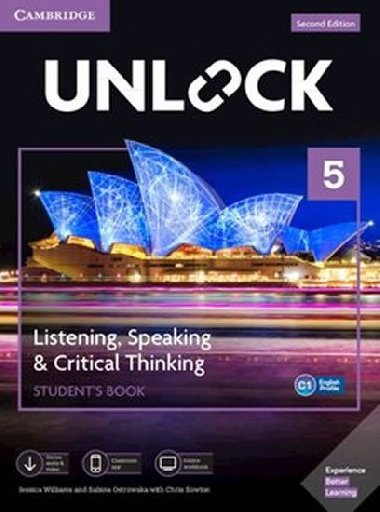 Unlock Level 5 Listening, Speaking & Critical Thinking Students Book, Mob App and Online Workbook w/ Downloadable Audio and Video - Williams Jessica