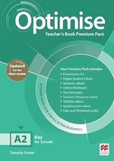 Optimise A2 - Updated Teachers Book Premium Pack - neuveden