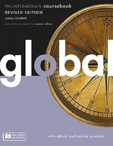 Global Revised Pre-Intermediate - Coursebook + eBook + Macmillan Practice Online - neuveden