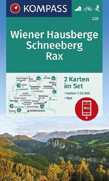 Wiener Hausberge, Schneeberg, Rax ( sada - neuveden