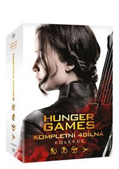 Hunger Games kolekce 1-4 4DVD - neuveden