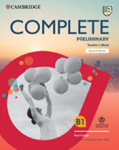Complete Preliminary Second edition Teacher´s Book with Downloadable Resource Pack (Class Audio and Teacher´s Photocopiable Worksheets) - neuveden