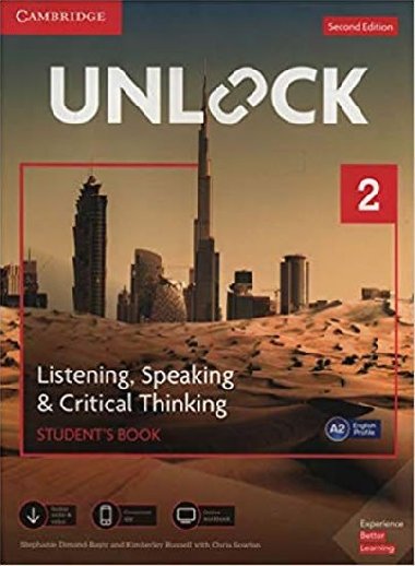 Unlock Level 2 Listening, Speaking & Critical Thinking Students Book, Mob App and Online Workbook w/ Downloadable Audio and Video - Dimond-Bayir Stephanie