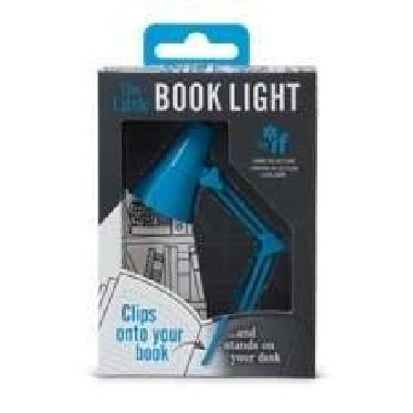 Miniretro světlo na knihu - modré - EPEE