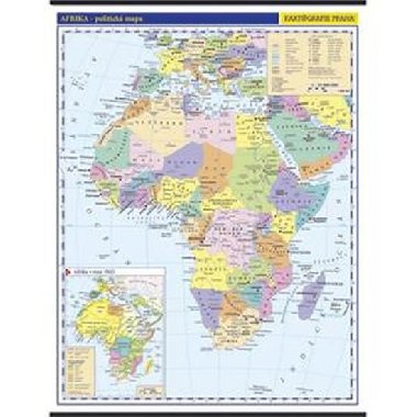 Afrika - školní nástěnná politická nástěnná mapa,1:10 mil./96x126,5 cm - neuveden