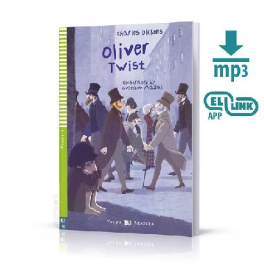Young ELI Readers: Oliver Twist + Downloadable Multimedia - Dickens Charles