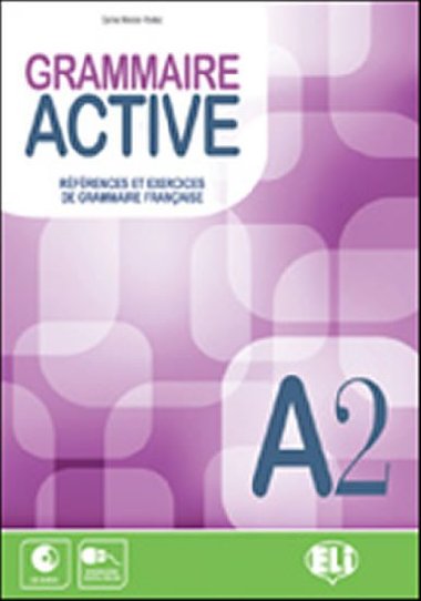 Grammaire active A2 + Audio CD - Mercier -Pontec Carine