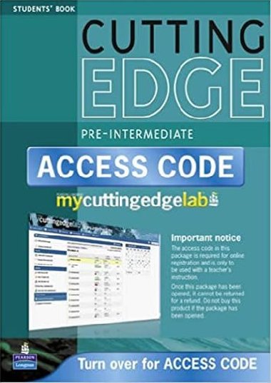 New Cutting Edge Pre-Intermediate Students Book with CD-ROM w/ MyEnglishLab  Access Card - kolektiv autor