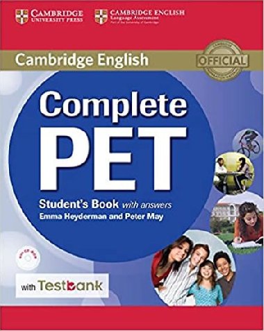Complete PET Students Book with Answers with CD-ROM and Testbank - Heyderman Emma