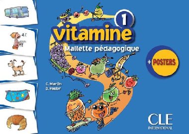 Vitamine 1: Mallette pdagogique (4 posters + 225 flashcards) - Martin Carmen