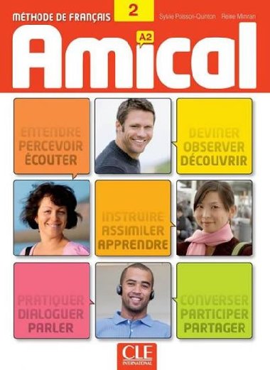 Amical 2: Livre de lleve + CD audio + Livret transcriptions et corrigs - kolektiv autor