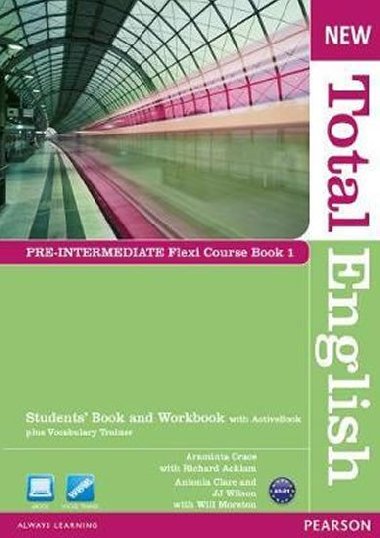 New Total English Pre-Intermedaite Flexi Coursebook 1 Pack - Crace Araminta