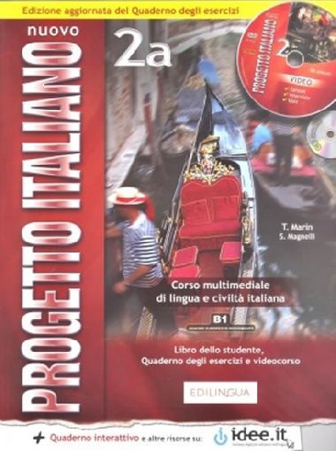 Nuovo Progetto italiano 2a Libro dello Studente + quaderno degli esercizi + DVD video + CD Audio 1 - Marin Telis