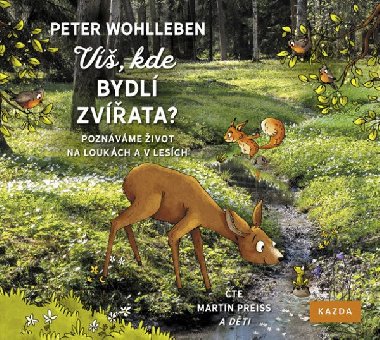 Víš, kde bydlí zvířata? - Poznáváme život na loukách a v lesích - CD - Martin Preiss; Peter Wohlleben