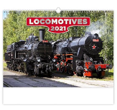Kalend 2021 nstnn: Locomotives, 450x315 - Helma