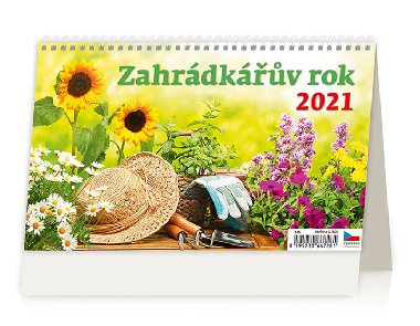 Kalend 2021 stoln: Zhradkv rok, 226x139 mm - Helma