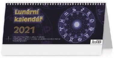 Kalend 2021 stoln: Lunrn kalend, 321x134 mm - Helma