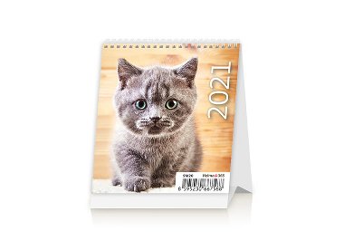 Kalend 2021 stoln: Mini Kittens, 96x105 - Helma