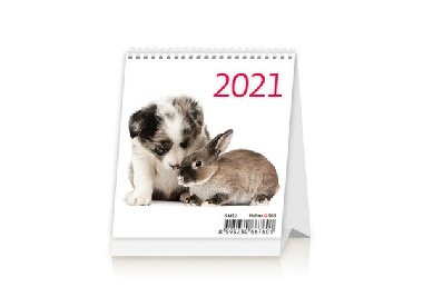 Kalend 2021 stoln: Mini Pets, 96x105 - Helma
