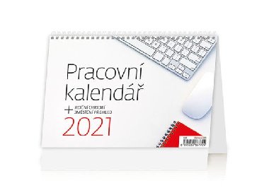 Kalend 2021 stoln: Pracovn kalend, 211x148 mm - Helma