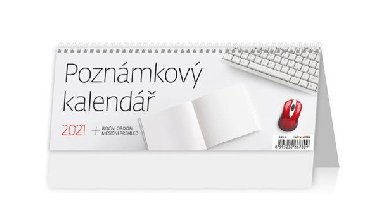 Kalend 2021 stoln: Poznmkov kalend, 246x96 - neuveden