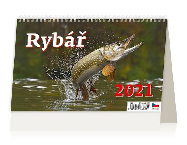Kalend 2021 stoln: Ryb, 226x139 mm - Helma