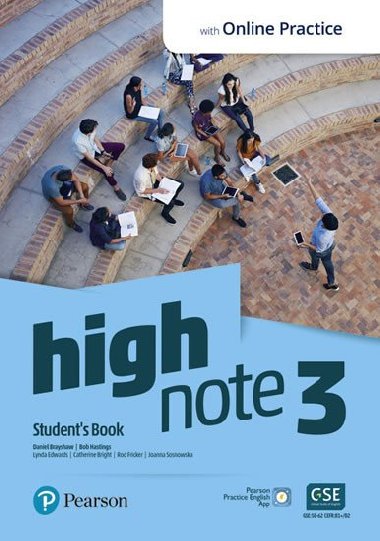High Note 3 Students Book with Pearson Practice English App - Brayshaw Daniel