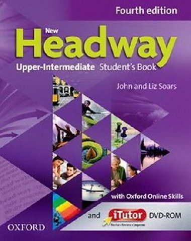 New Headway 4th edition Upper-Intermediate Students book with Oxford Online Skills Oxford Online Skills (without iTutor DVD-ROM) - Soars John and Liz