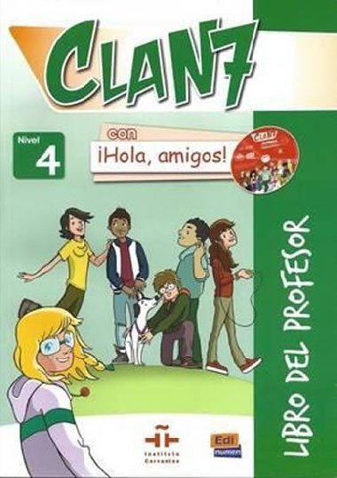 Clan 7 Nivel 4 - Libro del profesor + CD + CD-ROM - neuveden