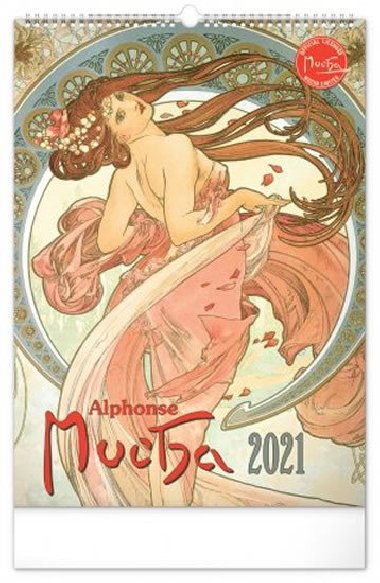 Kalend 2021 nstnn: Alfons Mucha, 33  46 cm - Alfons Mucha