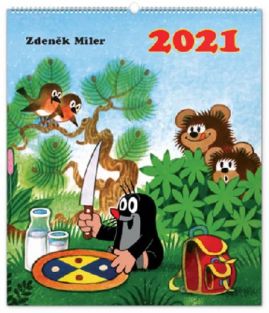 Kalend 2021 nstnn: Krteek, 48  56 cm - Zdenk Miler