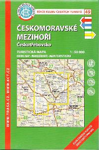 eskomoravsk Meziho eskotebovsko - mapa KT 1:50 000 slo 49 - 6. vydn 2016 - Klub eskch Turist