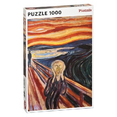 Puzzle Munch - Výkřik 1000 dílků - neuveden