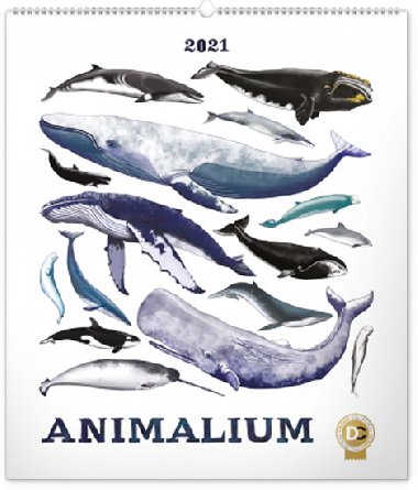 Kalend 2021 nstnn: Animalium - Lucie Jenkov, 48  56 cm - Presco