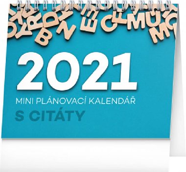Kalend 2021 stoln: Plnovac s citty, 16,5  13 cm - Presco