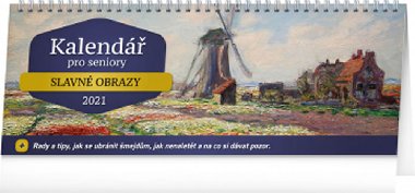 Kalend 2021 stoln: Pro seniory - slavn obrazy 33  12,5 cm - Presco