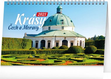 Kalend 2021 stoln: Krsy ech a Moravy, 23,1  14,5 cm - neuveden
