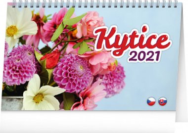 Kalend 2021 stoln: Kytice CZ/SK, 23,1  14,5 cm - neuveden