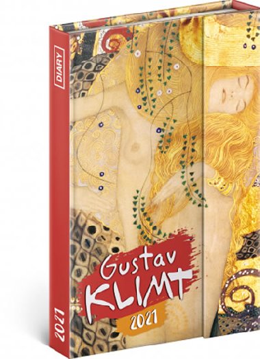 Di 2021: Gustav Klimt - tdenn, magnetick, 11  16 cm - neuveden